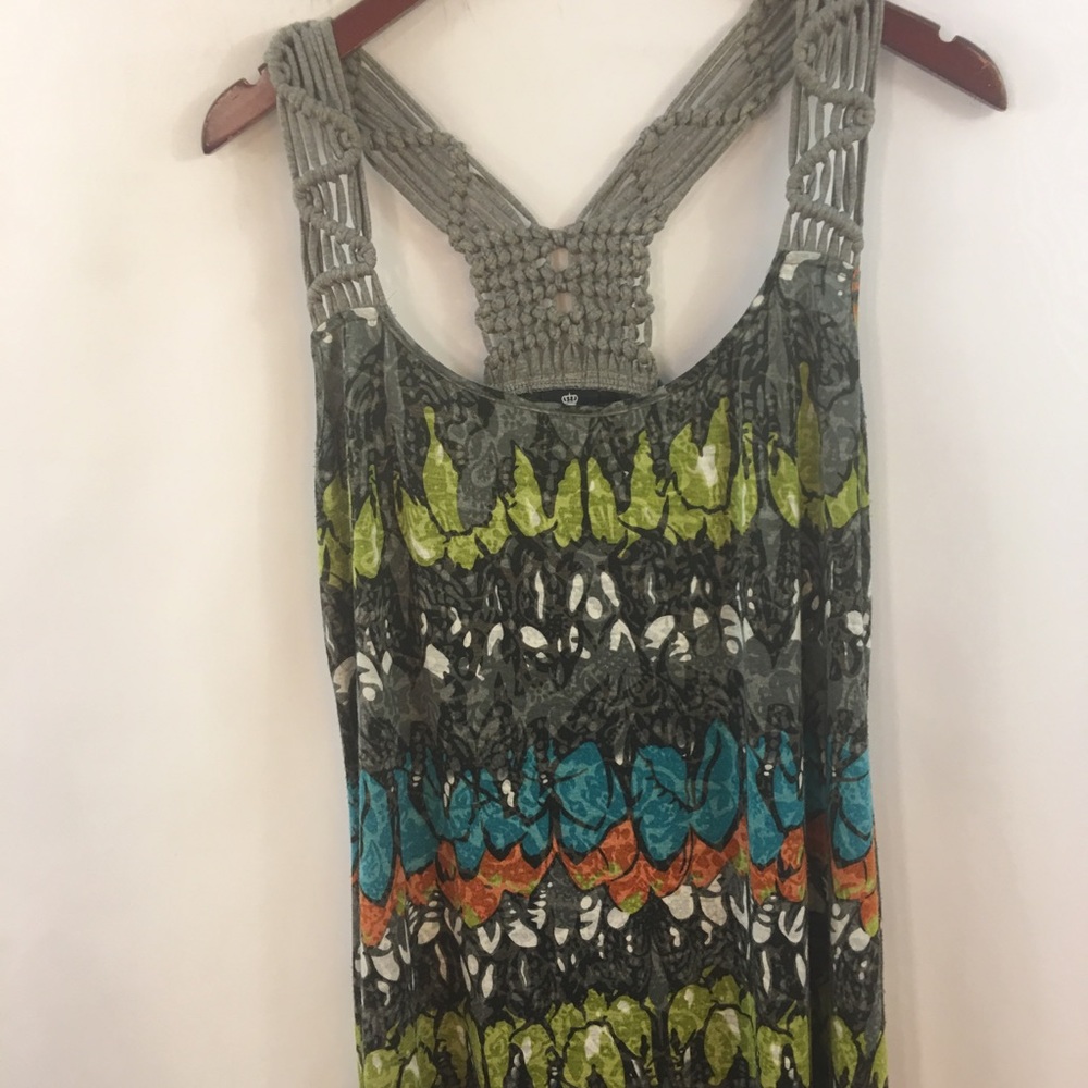 POINT ZERO NICOLE BENISTI Maxi Dress Crochet - Picture 2 of 8